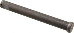 Made in USA - 3/4" Pin Diam, 6-1/2" OAL, Standard Clevis Pin - 5/32" Hole, 6-11/32" Usable Length, Uncoated Steel - Makers Industrial Supply