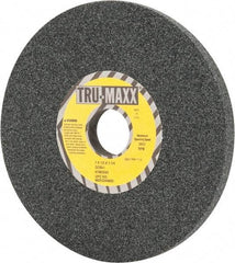 Tru-Maxx - 7" Diam x 1-1/4" Hole x 1/2" Thick, I Hardness, 60 Grit Surface Grinding Wheel - Silicon Carbide, Type 1, Medium Grade, 3,600 Max RPM, Vitrified Bond, No Recess - Makers Industrial Supply