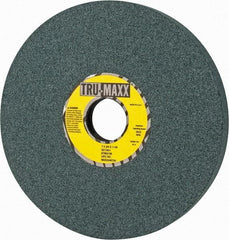 Tru-Maxx - 7" Diam x 1-1/4" Hole x 3/4" Thick, I Hardness, 100 Grit Surface Grinding Wheel - Silicon Carbide, Type 5, Fine Grade, 3,600 Max RPM, Vitrified Bond, One-Side Recess - Makers Industrial Supply