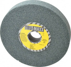 Tru-Maxx - 7" Diam x 1-1/4" Hole x 1" Thick, I Hardness, 60 Grit Surface Grinding Wheel - Silicon Carbide, Type 5, Medium Grade, 3,600 Max RPM, Vitrified Bond, One-Side Recess - Makers Industrial Supply