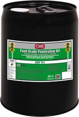 CRC - 5 Gal Pail Direct Food Contact White Oil - Clear, 32°F to 300°F, Food Grade - Makers Industrial Supply