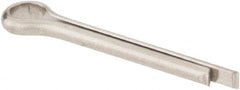 Made in USA - 1/16" Diam x 1/2" Long Extended Prong Cotter Pin - Grade 18-8, Uncoated, Stainless Steel - Makers Industrial Supply