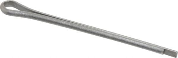 Made in USA - 1/16" Diam x 1" Long Extended Prong Cotter Pin - Grade 18-8, Uncoated, Stainless Steel - Makers Industrial Supply