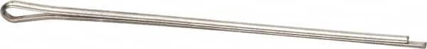 Made in USA - 1/16" Diam x 2" Long Extended Prong Cotter Pin - Grade 18-8, Uncoated, Stainless Steel - Makers Industrial Supply