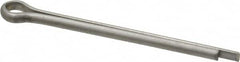 Made in USA - 1/8" Diam x 1-3/4" Long Extended Prong Cotter Pin - Grade 18-8, Uncoated, Stainless Steel - Makers Industrial Supply