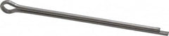 Made in USA - 1/8" Diam x 2-1/2" Long Extended Prong Cotter Pin - Grade 18-8, Uncoated, Stainless Steel - Makers Industrial Supply