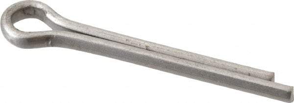 Made in USA - 5/32" Diam x 1-1/4" Long Extended Prong Cotter Pin - Grade 18-8, Uncoated, Stainless Steel - Makers Industrial Supply