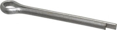 Made in USA - 5/32" Diam x 1-1/2" Long Extended Prong Cotter Pin - Grade 18-8, Uncoated, Stainless Steel - Makers Industrial Supply