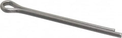 Made in USA - 5/32" Diam x 2" Long Extended Prong Cotter Pin - Grade 18-8, Uncoated, Stainless Steel - Makers Industrial Supply