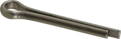 Made in USA - 3/16" Diam x 1-1/4" Long Extended Prong Cotter Pin - Grade 18-8, Uncoated, Stainless Steel - Makers Industrial Supply