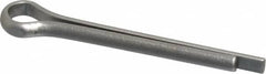 Made in USA - 3/16" Diam x 1-1/2" Long Extended Prong Cotter Pin - Grade 18-8, Uncoated, Stainless Steel - Makers Industrial Supply