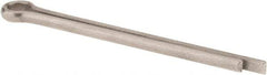 Made in USA - 3/16" Diam x 2-1/2" Long Extended Prong Cotter Pin - Grade 18-8, Uncoated, Stainless Steel - Makers Industrial Supply