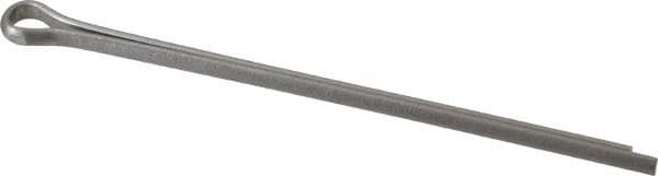 Made in USA - 3/16" Diam x 4" Long Extended Prong Cotter Pin - Grade 18-8, Uncoated, Stainless Steel - Makers Industrial Supply