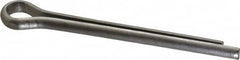 Made in USA - 1/4" Diam x 2-1/2" Long Extended Prong Cotter Pin - Grade 18-8, Uncoated, Stainless Steel - Makers Industrial Supply