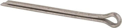 Made in USA - 1/4" Diam x 4" Long Extended Prong Cotter Pin - Grade 18-8, Uncoated, Stainless Steel - Makers Industrial Supply