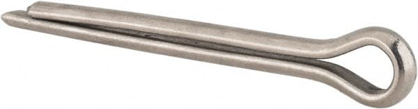 Made in USA - 5/16" Diam x 3" Long Extended Prong Cotter Pin - Grade 18-8, Uncoated, Stainless Steel - Makers Industrial Supply