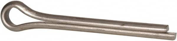 Made in USA - 3/8" Diam x 3" Long Extended Prong Cotter Pin - Grade 18-8, Uncoated, Stainless Steel - Makers Industrial Supply