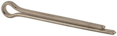 Made in USA - 3/8" Diam x 4" Long Extended Prong Cotter Pin - Grade 18-8, Uncoated, Stainless Steel - Makers Industrial Supply