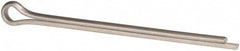 Made in USA - 3/8" Diam x 6" Long Extended Prong Cotter Pin - Grade 18-8, Uncoated, Stainless Steel - Makers Industrial Supply