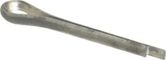 Made in USA - 1/16" Diam x 1/2" Long Extended Prong Cotter Pin - Grade 2, Zinc-Plated, Steel - Makers Industrial Supply