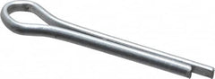 Made in USA - 3/32" Diam x 3/4" Long Extended Prong Cotter Pin - Grade 2, Zinc-Plated, Steel - Makers Industrial Supply