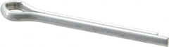 Made in USA - 3/16" Diam x 1-3/4" Long Extended Prong Cotter Pin - Grade 2, Zinc-Plated, Steel - Makers Industrial Supply