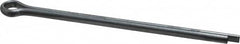 Made in USA - 3/16" Diam x 3-1/2" Long Extended Prong Cotter Pin - Grade 2, Zinc-Plated, Steel - Makers Industrial Supply