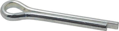 Made in USA - 5/16" Diam x 2" Long Extended Prong Cotter Pin - Grade 2, Zinc-Plated, Steel - Makers Industrial Supply