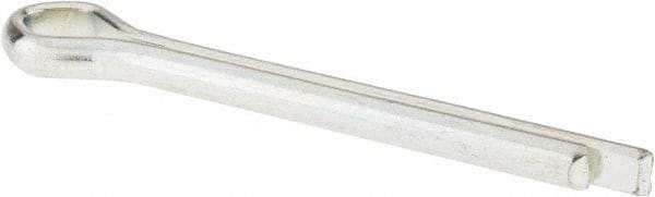 Made in USA - 3/8" Diam x 3" Long Extended Prong Cotter Pin - Grade 2, Zinc-Plated, Steel - Makers Industrial Supply