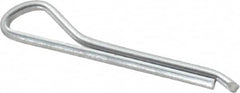 Made in USA - 3/32" Diam x 3/4" Long Hammerlock Cotter Pin - Grade 2, Zinc-Plated, Steel - Makers Industrial Supply