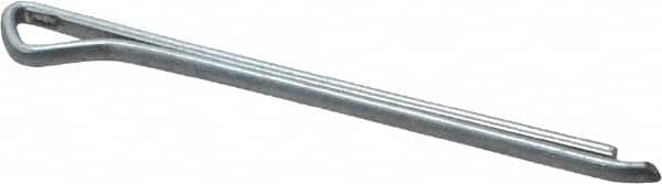 Made in USA - 3/32" Diam x 1-1/2" Long Hammerlock Cotter Pin - Grade 2, Zinc-Plated, Steel - Makers Industrial Supply