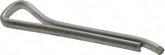 Made in USA - 1/8" Diam x 1" Long Hammerlock Cotter Pin - Grade 2, Zinc-Plated, Steel - Makers Industrial Supply