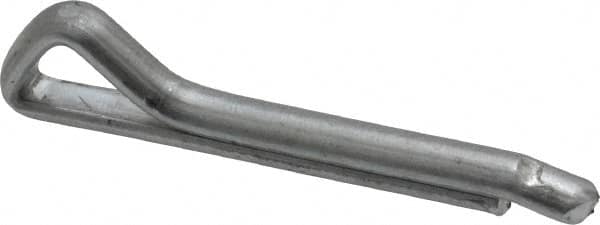 Made in USA - 3/16" Diam x 1-1/4" Long Hammerlock Cotter Pin - Grade 2, Zinc-Plated, Steel - Makers Industrial Supply