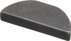 Made in USA - #406 Standard Woodruff Key - 3/4" Long x 1/8" Wide, Steel - Makers Industrial Supply