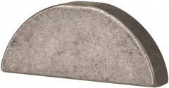 Made in USA - #811 Standard Woodruff Key - 1-3/8" Long x 1/4" Wide, Steel - Makers Industrial Supply