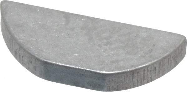 Made in USA - #305 Standard Woodruff Key - 5/8" Long x 3/32" Wide, Alloy Steel - Makers Industrial Supply