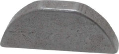 Made in USA - #405 Standard Woodruff Key - 5/8" Long x 1/8" Wide, Alloy Steel - Makers Industrial Supply