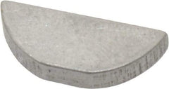 Made in USA - #406 Standard Woodruff Key - 3/4" Long x 1/8" Wide, Alloy Steel - Makers Industrial Supply