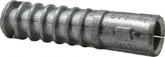 Powers Fasteners - 3/4" Diam, 3/4" Drill, Lag Shield Concrete Anchor - Zamac Alloy, Zinc-Plated Finish, Flat Head - Makers Industrial Supply