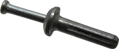 Powers Fasteners - 3/16" Diam, 3/16" Drill, 7/8" OAL, 1-1/8" Min Embedment Hammer Drive Concrete Anchor - Steel (Drive Pin)/Zamac Alloy (Body), Zinc-Plated Finish, Mushroom Head - Makers Industrial Supply