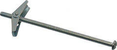 Powers Fasteners - 1/4" Screw, 1/4" Diam, 6" Long, Toggle Bolt Drywall & Hollow Wall Anchor - 5/8" Drill, Zinc Plated, Steel, Grade Zamac 7, Use in Drywall & Wallboard - Makers Industrial Supply