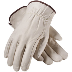 ‎68-118/L Leather Drivers Gloves - Top Grain Cowhide Leather Drivers - Premium Grade - Straight Thumb - Exact Industrial Supply