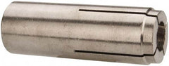 Powers Fasteners - 5/8" Diam, 7/8" Drill, 2-1/4" Min Embedment Drop-In Concrete Anchor - 303 Stainless Steel, 1-3/16" Thread Length - Makers Industrial Supply