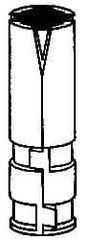 Powers Fasteners - 5/8" Diam, 1" Drill, 2-5/8" OAL, 2-1/2" Min Embedment Single Expansion Concrete Anchor - Zamac Alloy, Flat Head - Makers Industrial Supply