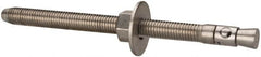 Powers Fasteners - 5/8" Diam, 5/8" Drill, 8-1/2" OAL, Wedge Expansion Concrete Anchor - 304 Stainless Steel, Hex Nut Head, Hex Drive, 7" Thread Length - Makers Industrial Supply