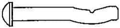 Powers Fasteners - 3/16" Diam, 3/16" Drill, 1-1/4" OAL, 1-1/4" Min Embedment Split-Drive Concrete Anchor - Grade 8.2 Steel, Zinc-Plated Finish, Mushroom Head - Makers Industrial Supply