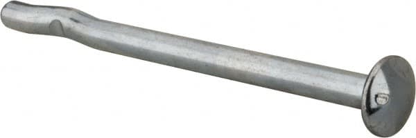 Powers Fasteners - 3/16" Diam, 3/16" Drill, 3" OAL, 1-1/4" Min Embedment Split-Drive Concrete Anchor - Grade 8.2 Steel, Zinc-Plated Finish, Mushroom Head - Makers Industrial Supply