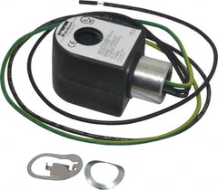 Parker - 24 Volt, 18 Coil Lead Length, Class F, Solenoid Coil - 11.0 Watt, NEMA 4X Enclosure, Use with Parker Skinner Gold Ring Series Valves - Makers Industrial Supply