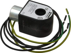 Parker - 24 Volt, 18 Coil Lead Length, Class F, Solenoid Coil - 16.0 Watt, NEMA 4X Enclosure, Use with Parker Skinner Gold Ring Series Valves - Makers Industrial Supply