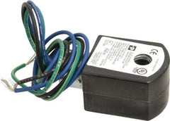 Parker - 12 Volt, 18 Coil Lead Length, Class F, Solenoid Coil - 9.5 Watt, NEMA 4X Enclosure, Use with Parker Skinner Gold Ring Series Valves - Makers Industrial Supply